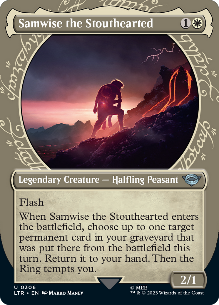 Samwise the Stouthearted (Showcase Ring Frame) [The Lord of the Rings: Tales of Middle-Earth] - Magic: The Gathering - Card Brawlers | Quebec | Canada |