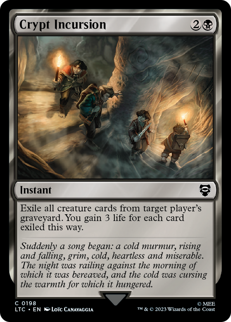 Crypt Incursion [The Lord of the Rings: Tales of Middle-Earth Commander] - Magic: The Gathering - Card Brawlers | Quebec | Canada |