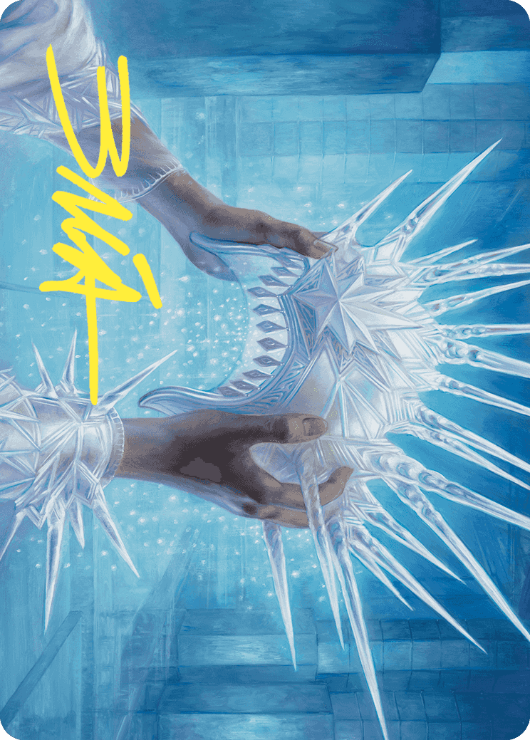 Hylda's Crown of Winter Art Card (Gold-Stamped Signature) [Wilds of Eldraine Art Series] - Magic: The Gathering - Card Brawlers | Quebec | Canada |