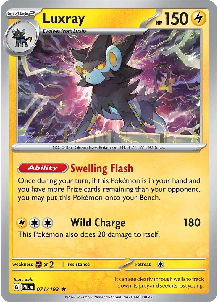 Luxray (071/193) [Scarlet & Violet: Paldea Evolved] - Pokémon - Card Brawlers | Quebec | Canada |