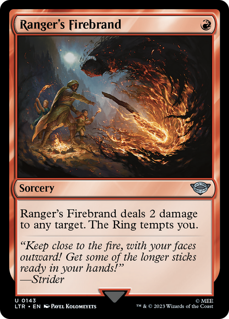 Ranger's Firebrand [The Lord of the Rings: Tales of Middle-Earth] - Magic: The Gathering - Card Brawlers | Quebec | Canada |