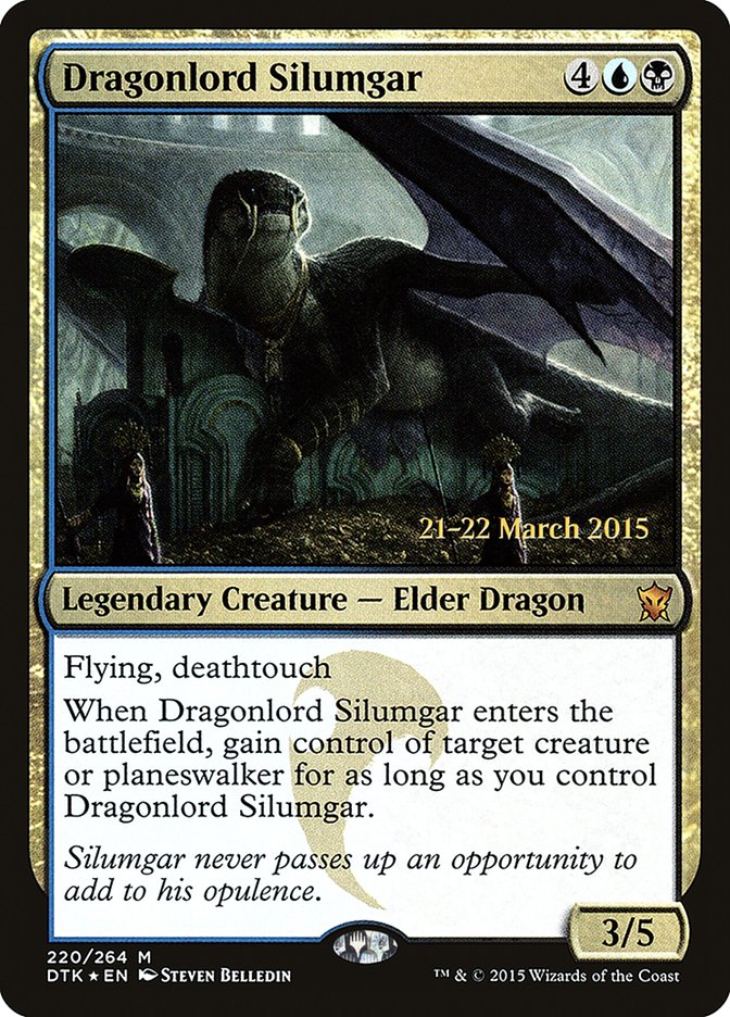 Dragonlord Silumgar [Dragons of Tarkir Prerelease Promos] - Magic: The Gathering - Card Brawlers | Quebec | Canada |