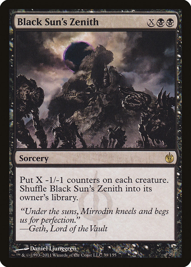 Black Sun's Zenith [Mirrodin Besieged] - Magic: The Gathering - Card Brawlers | Quebec | Canada |