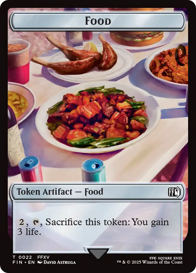 Hero (0004) // Food Double-Sided Token [FINAL FANTASY Tokens] - Magic: The Gathering - Card Brawlers | Quebec | Canada |