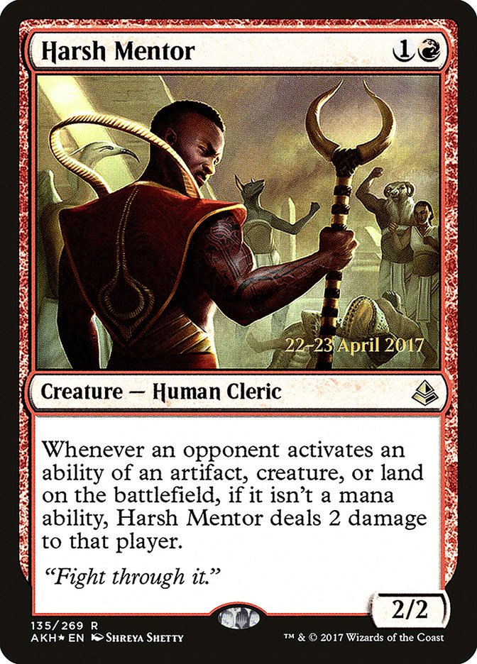 Harsh Mentor [Amonkhet Prerelease Promos] - Magic: The Gathering - Card Brawlers | Quebec | Canada |