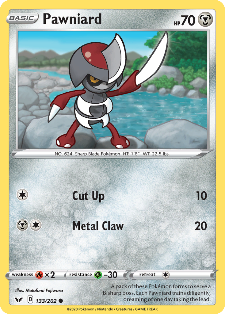 Pawniard (133/202) [Sword & Shield: Base Set] - Pokémon - Card Brawlers | Quebec | Canada |