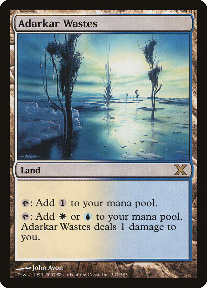 Adarkar Wastes [Tenth Edition] - Magic: The Gathering - Card Brawlers | Quebec | Canada |