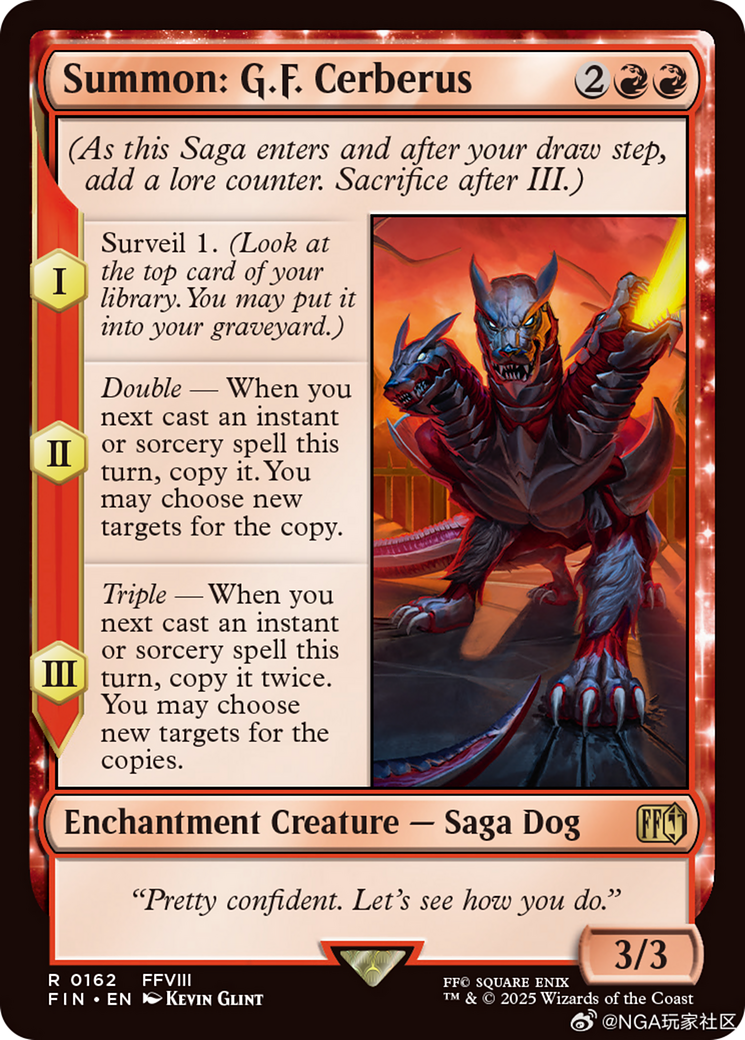 Summon: G.F. Cerberus [FINAL FANTASY] - Magic: The Gathering - Card Brawlers | Quebec | Canada |