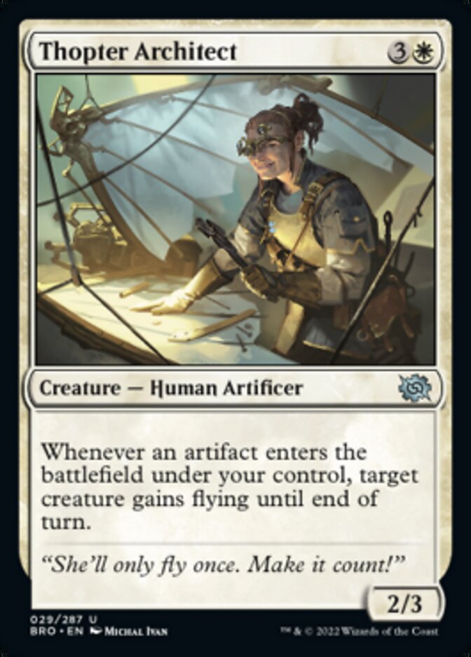 Thopter Architect [The Brothers' War] - Magic: The Gathering - Card Brawlers | Quebec | Canada |