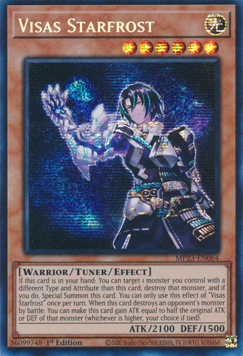 Visas Starfrost [MP23-EN064] Prismatique Secret Rare 