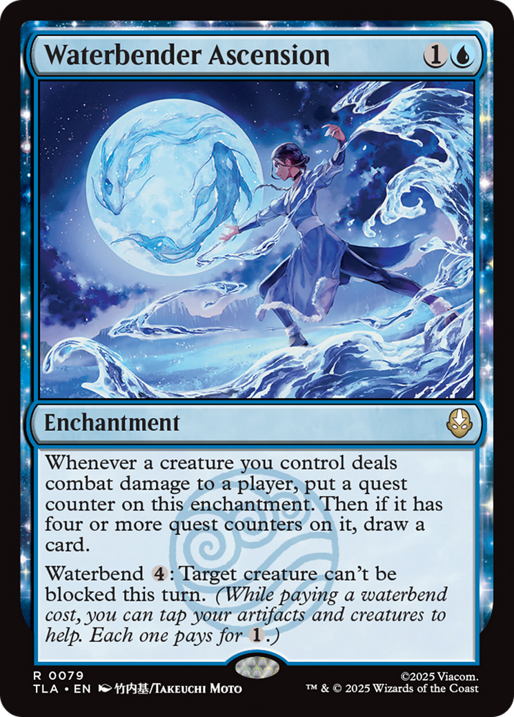 Waterbender Ascension [Avatar: The Last Airbender] - Magic: The Gathering - Card Brawlers | Quebec | Canada |
