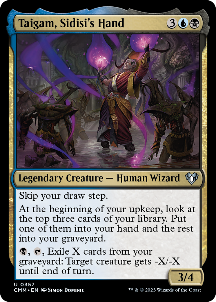 Taigam, Sidisi's Hand [Commander Masters] - Magic: The Gathering - Card Brawlers | Quebec | Canada |