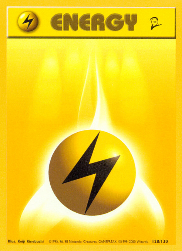 Lightning Energy (128/130) [Base Set 2] - Pokémon - Card Brawlers | Quebec | Canada |