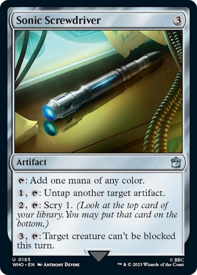 Sonic Screwdriver (0185) [Doctor Who] - Magic: The Gathering - Card Brawlers | Quebec | Canada |