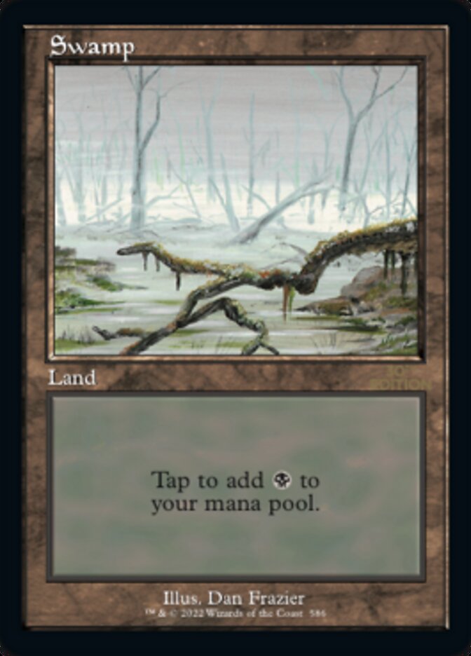 Swamp (Retro) (586) [30th Anniversary Edition] - Magic: The Gathering - Card Brawlers | Quebec | Canada |