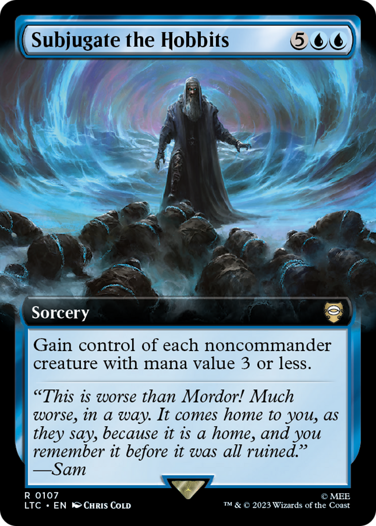 Subjugate the Hobbits (Extended Art) [The Lord of the Rings: Tales of Middle-Earth Commander] - Magic: The Gathering - Card Brawlers | Quebec | Canada |