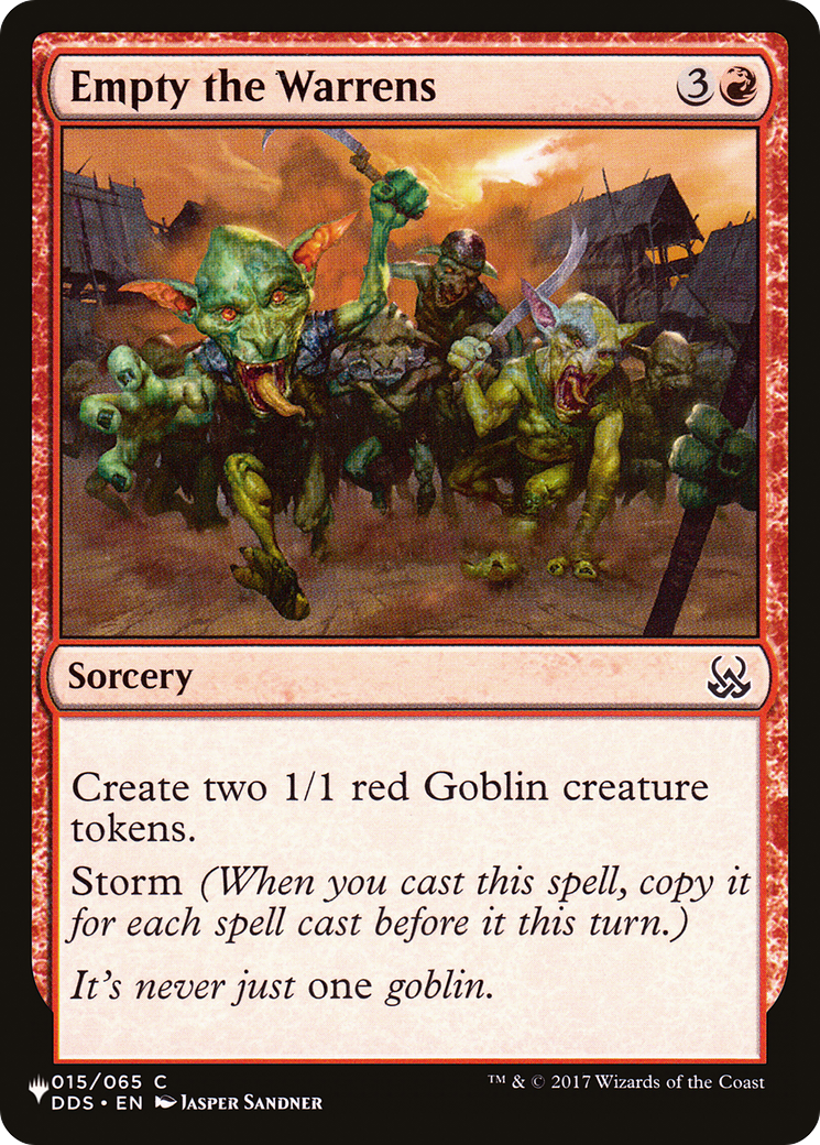 Empty the Warrens [The List] - Magic: The Gathering - Card Brawlers | Quebec | Canada |
