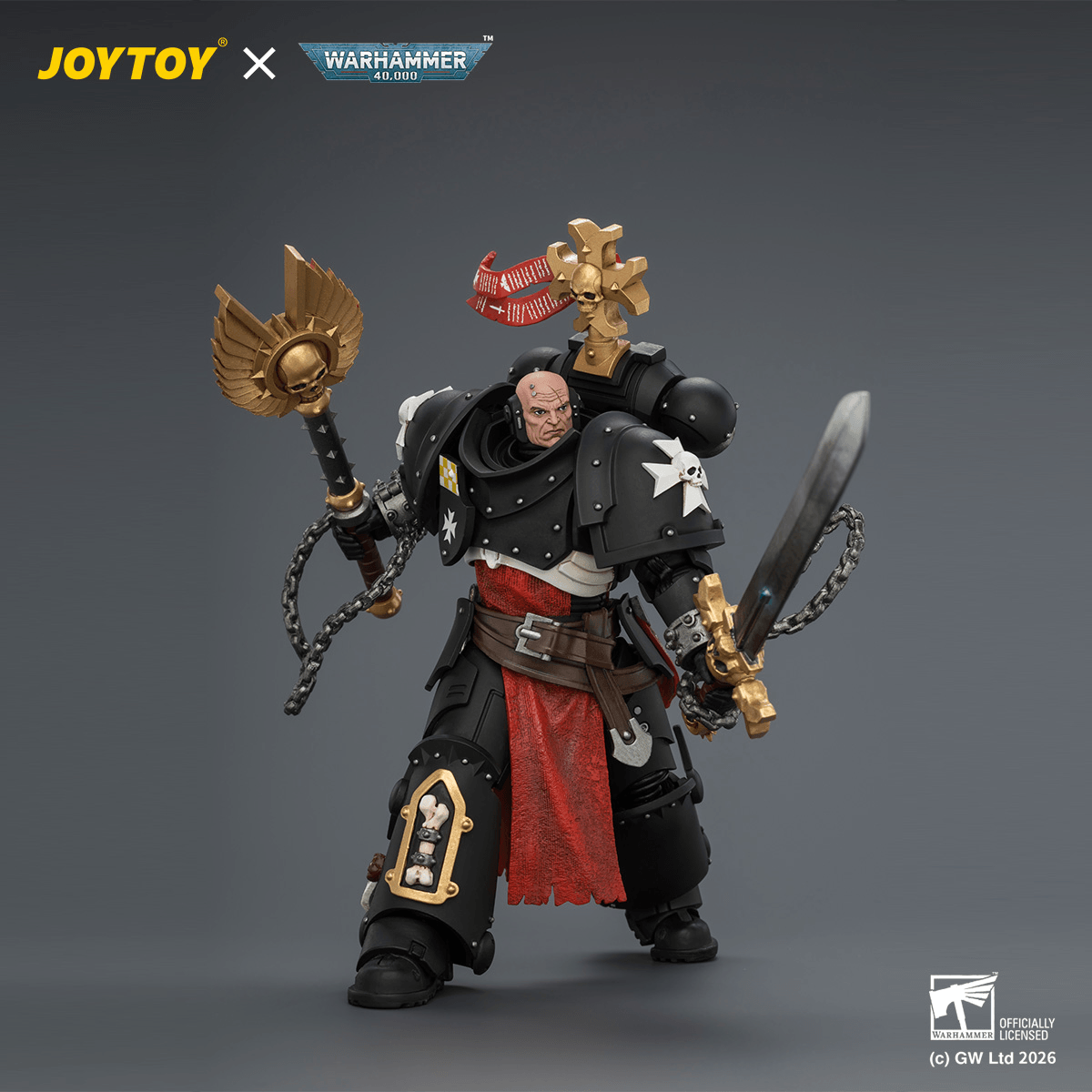 JOYTOY - Black Templars Execrator 1 with Crozius Arcanum and Master-Crafted Power Weapon - (PREORDER) October 30, 2026