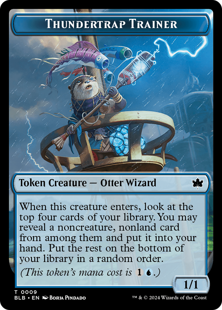 Thundertrap Trainer Token [Bloomburrow Tokens] - Magic: The Gathering - Card Brawlers | Quebec | Canada |