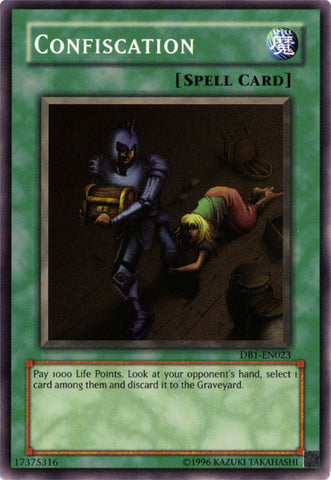 Confiscation [DB1-EN023] Common - Yu-Gi-Oh! - Card Brawlers | Quebec | Canada |
