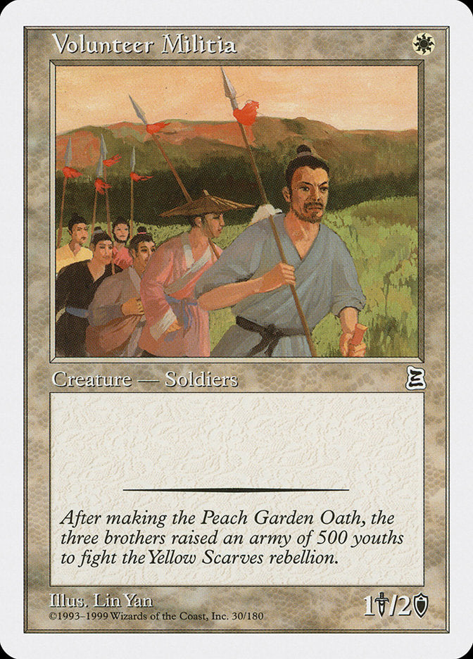Volunteer Militia [Portal Three Kingdoms] - Magic: The Gathering - Card Brawlers | Quebec | Canada |