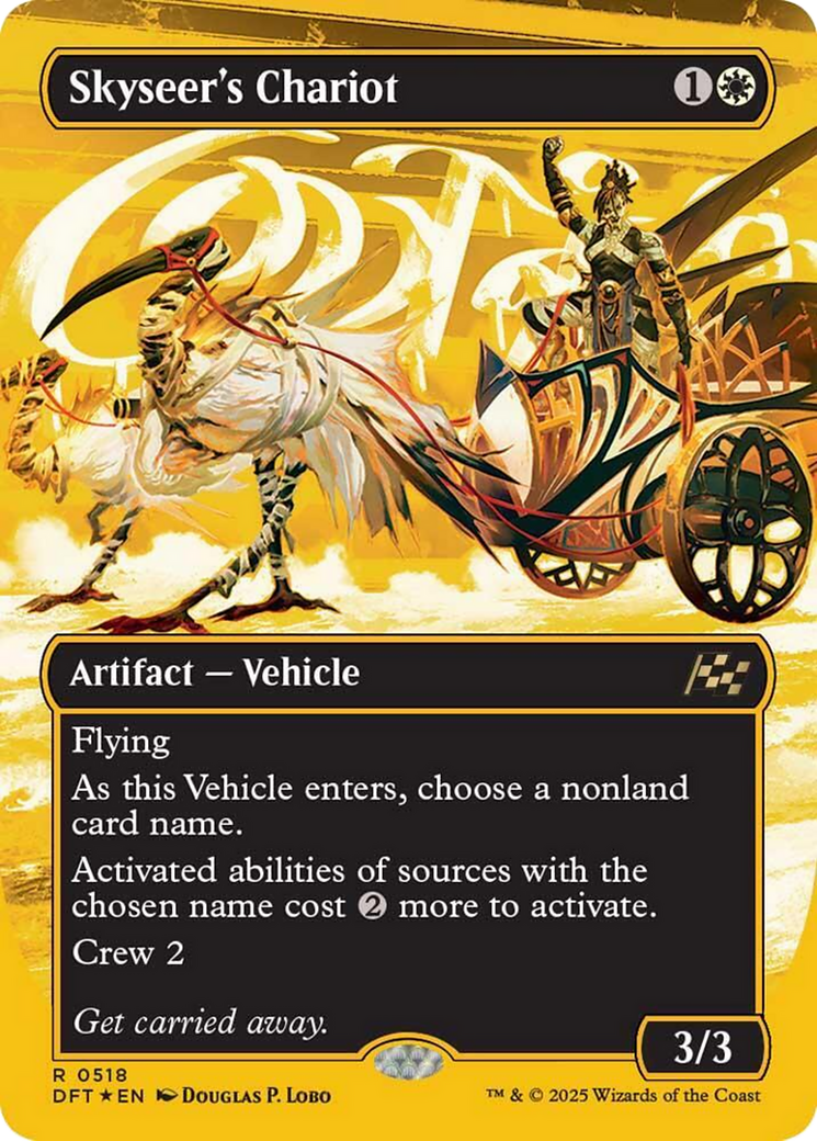 Skyseer's Chariot (Borderless) (First-Place Foil) [Aetherdrift] - Magic: The Gathering - Card Brawlers | Quebec | Canada |