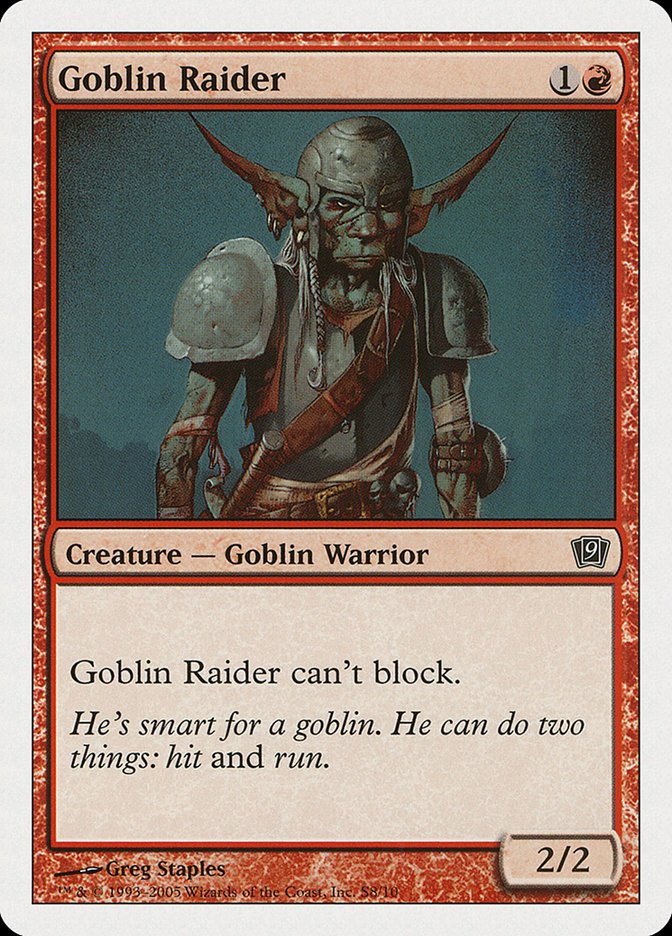 Goblin Raider [Ninth Edition] - Magic: The Gathering - Card Brawlers | Quebec | Canada |