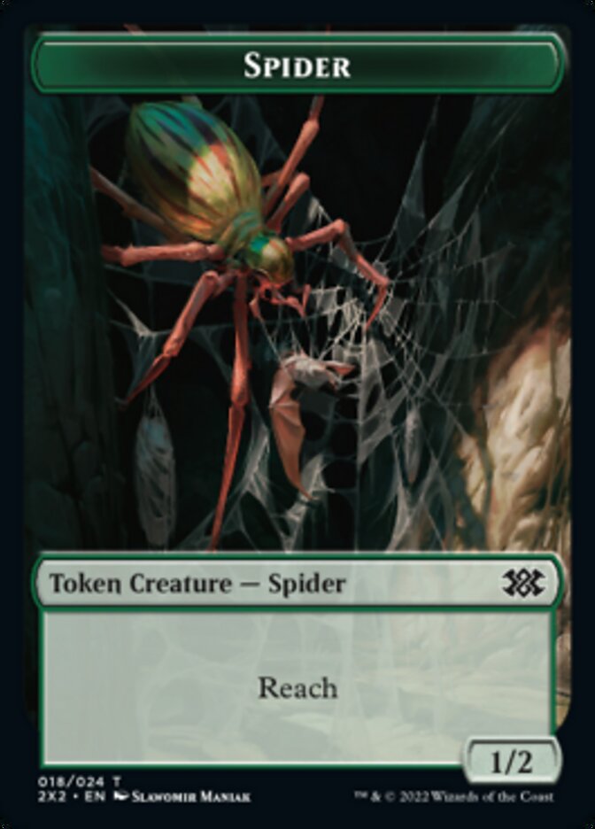 Spider // Eldrazi Scion Double-Sided Token [Double Masters 2022 Tokens] - Magic: The Gathering - Card Brawlers | Quebec | Canada |