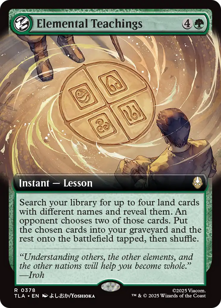 Elemental Teachings (Extended Art) [Avatar: The Last Airbender] - Magic: The Gathering - Card Brawlers | Quebec | Canada |