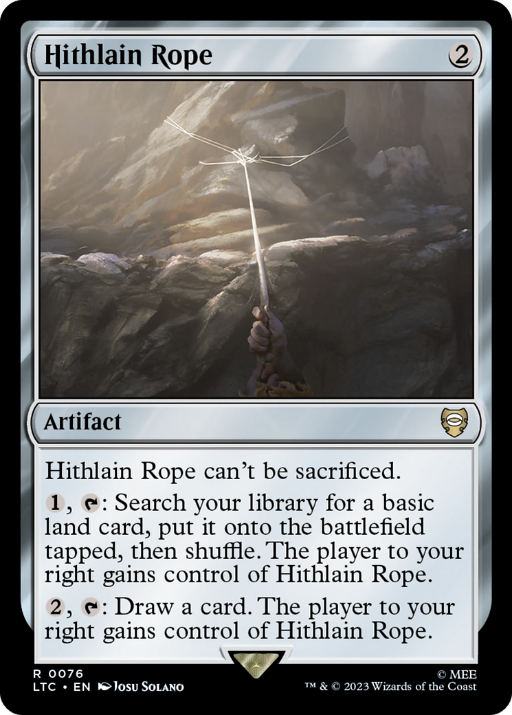 Hithlain Rope [The Lord of the Rings: Tales of Middle-Earth Commander] - Magic: The Gathering - Card Brawlers | Quebec | Canada |