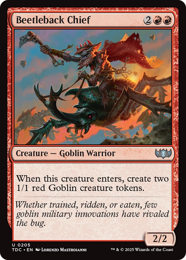 Beetleback Chief [Tarkir: Dragonstorm Commander] - Magic: The Gathering - Card Brawlers | Quebec | Canada |