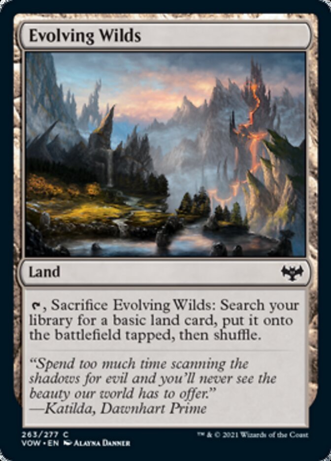Evolving Wilds [Innistrad: Crimson Vow] - Magic: The Gathering - Card Brawlers | Quebec | Canada |