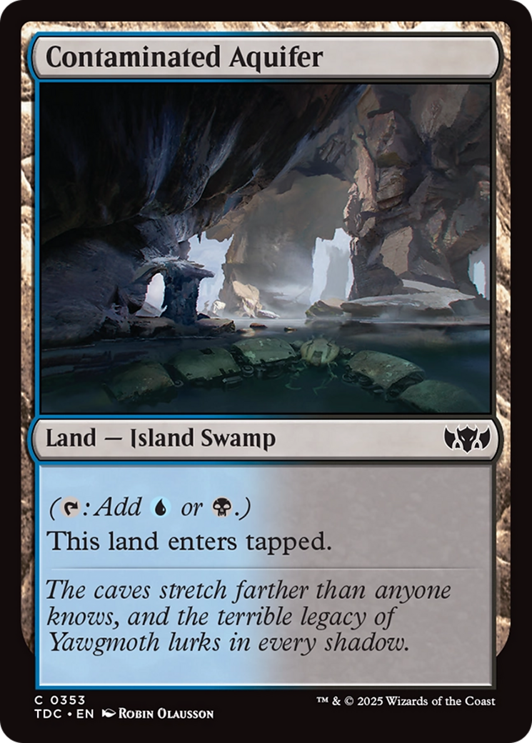 Contaminated Aquifer [Tarkir: Dragonstorm Commander] - Magic: The Gathering - Card Brawlers | Quebec | Canada |