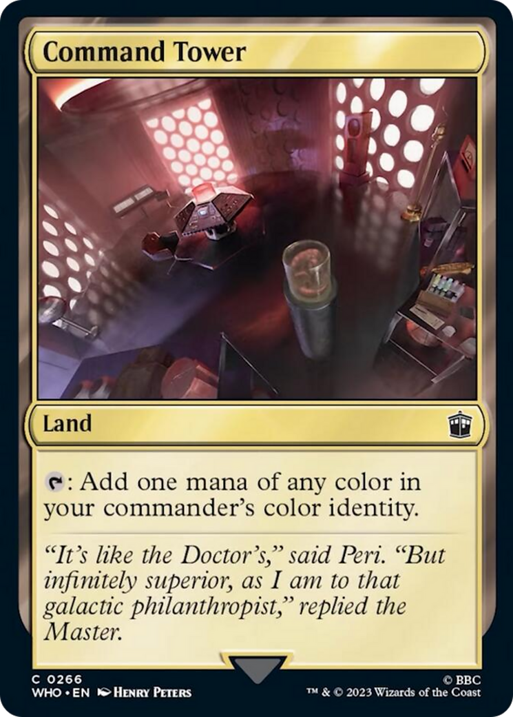 Command Tower (0266) [Doctor Who] - Magic: The Gathering - Card Brawlers | Quebec | Canada |