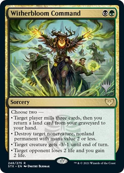 Witherbloom Command (Promo Pack) [Strixhaven: School of Mages Promos] - Magic: The Gathering - Card Brawlers | Quebec | Canada |