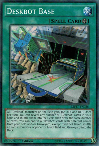 Deskbot Base [MP17-EN036] Common - Yu-Gi-Oh! - Card Brawlers | Quebec | Canada |