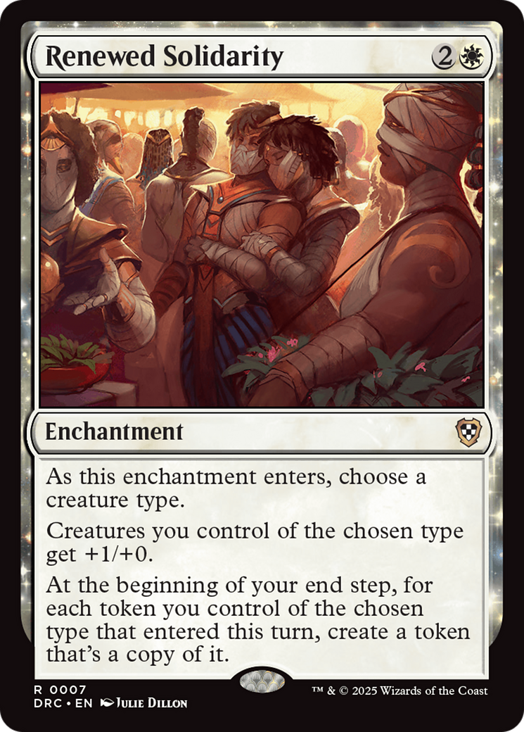 Renewed Solidarity [Aetherdrift Commander] - Magic: The Gathering - Card Brawlers | Quebec | Canada |