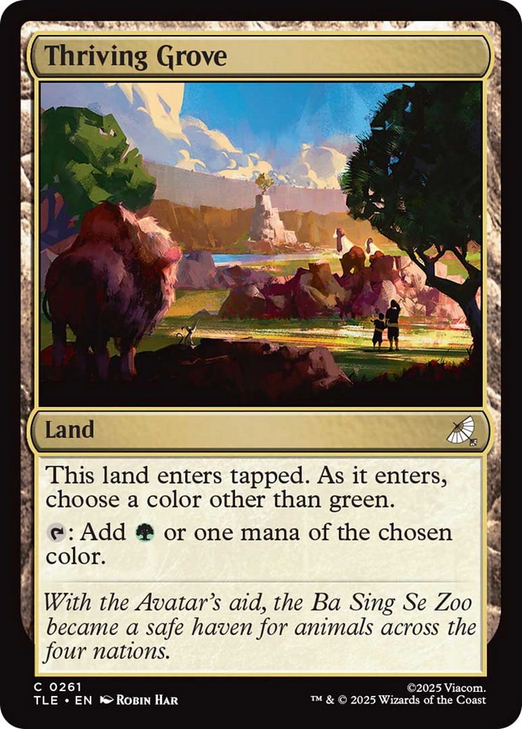Thriving Grove [Avatar: The Last Airbender: Eternal-Legal] - Magic: The Gathering - Card Brawlers | Quebec | Canada |