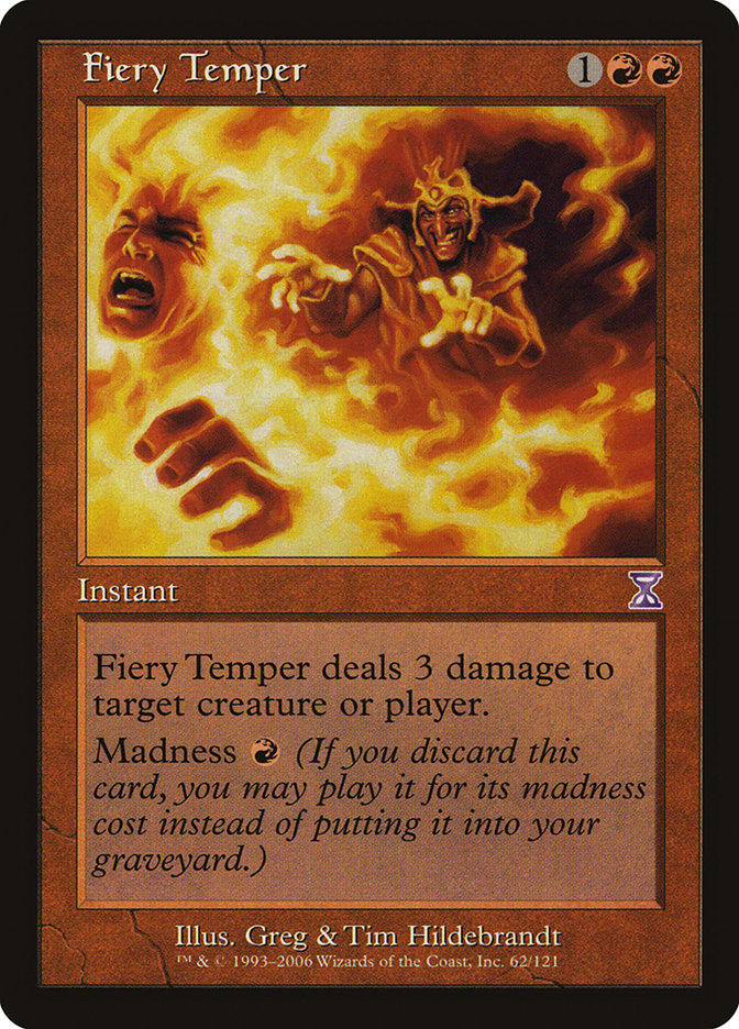 Fiery Temper [Time Spiral Timeshifted] - Magic: The Gathering - Card Brawlers | Quebec | Canada |