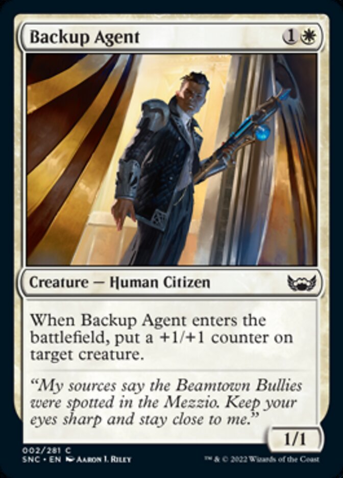 Backup Agent [Streets of New Capenna] - Magic: The Gathering - Card Brawlers | Quebec | Canada |