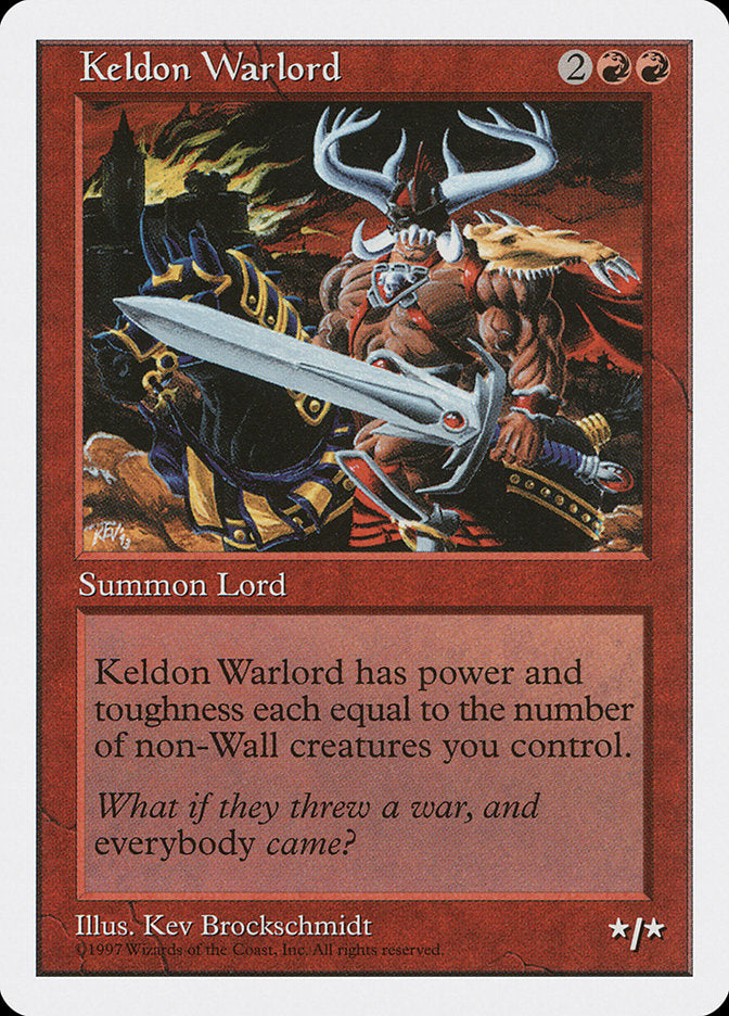 Keldon Warlord [Fifth Edition] - Magic: The Gathering - Card Brawlers | Quebec | Canada |