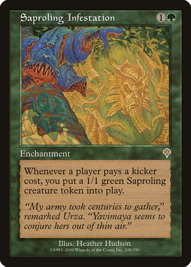 Saproling Infestation [Invasion] - Magic: The Gathering - Card Brawlers | Quebec | Canada |