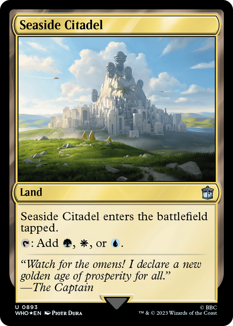 Seaside Citadel (Surge Foil) [Doctor Who] - Magic: The Gathering - Card Brawlers | Quebec | Canada |