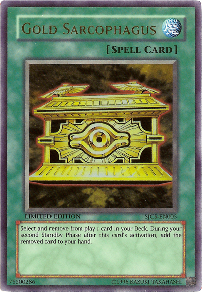 Gold Sarcophagus [SJCS-EN005] Super Rare - Yu-Gi-Oh! - Card Brawlers | Quebec | Canada |