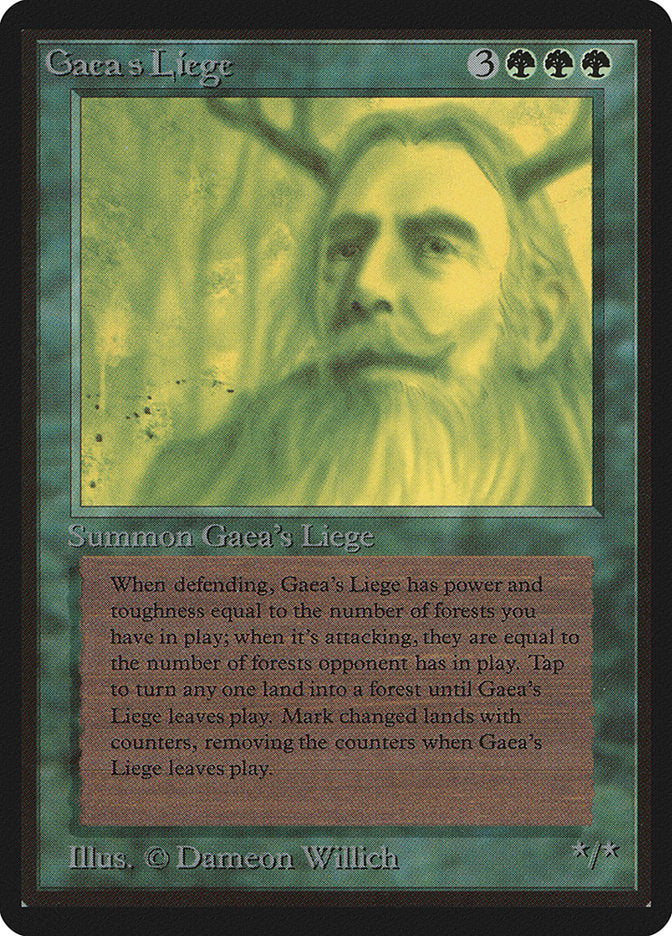 Gaea's Liege [Beta Edition] - Magic: The Gathering - Card Brawlers | Quebec | Canada |