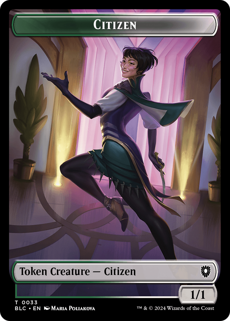 Soldier // Citizen Double-Sided Token [Bloomburrow Commander Tokens] - Magic: The Gathering - Card Brawlers | Quebec | Canada |