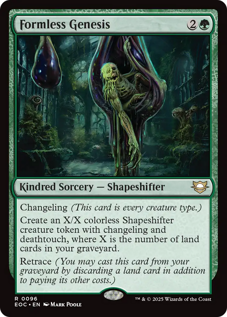 Formless Genesis [Edge of Eternities Commander] - Magic: The Gathering - Card Brawlers | Quebec | Canada |