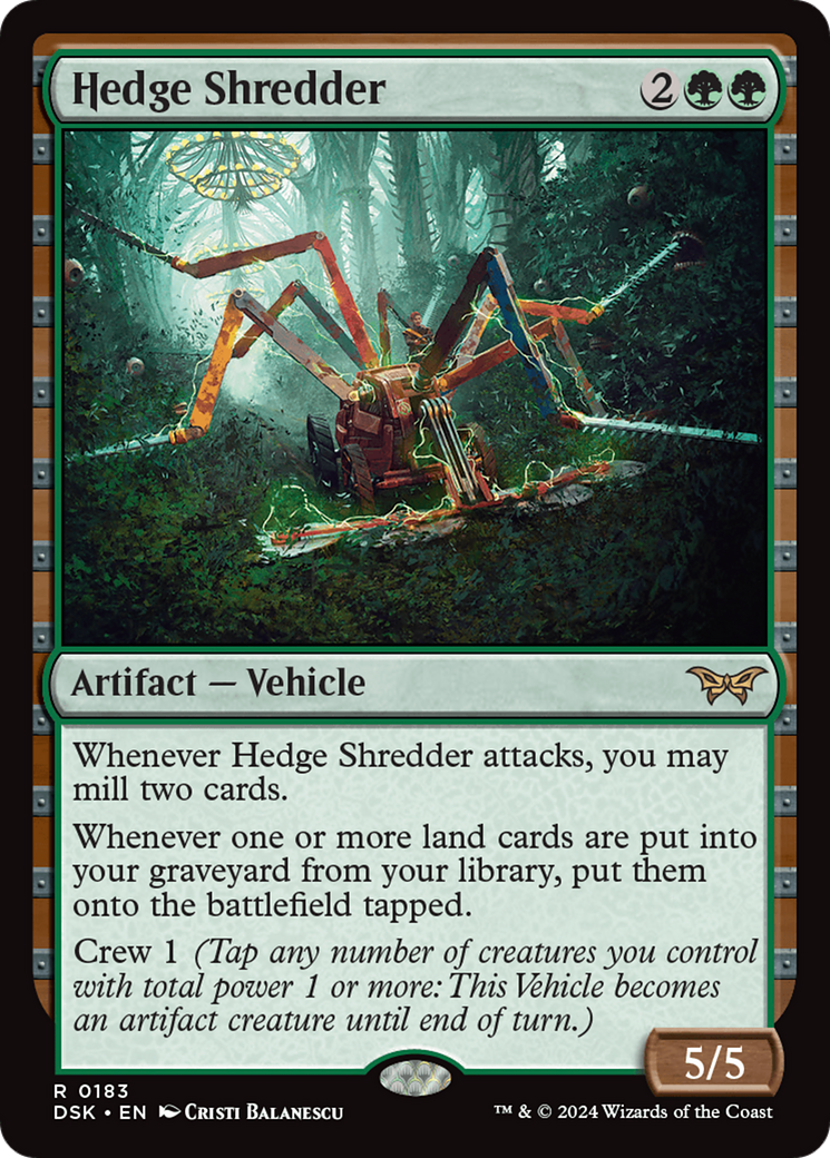 Hedge Shredder [Duskmourn: House of Horror] - Magic: The Gathering - Card Brawlers | Quebec | Canada |
