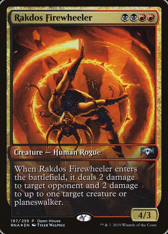 Rakdos Firewheeler (Open House) (Extended Art) [Ravnica Allegiance Promos] - Magic: The Gathering - Card Brawlers | Quebec | Canada |