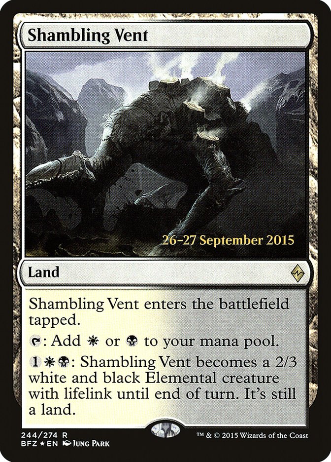 Shambling Vent [Battle for Zendikar Prerelease Promos] - Magic: The Gathering - Card Brawlers | Quebec | Canada |